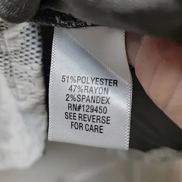 Croft & Barrow Womens Lacy Flower Top Plus Size 2X Stretch Comfortable Classy - Picture 6 of 7